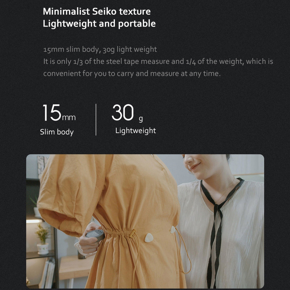 Distance Measuring Instrument Electronic Measuring Ruler Tape Measure High Definition Digital LCD High Precision Electronic Measuring Ruler Tool - Image 5