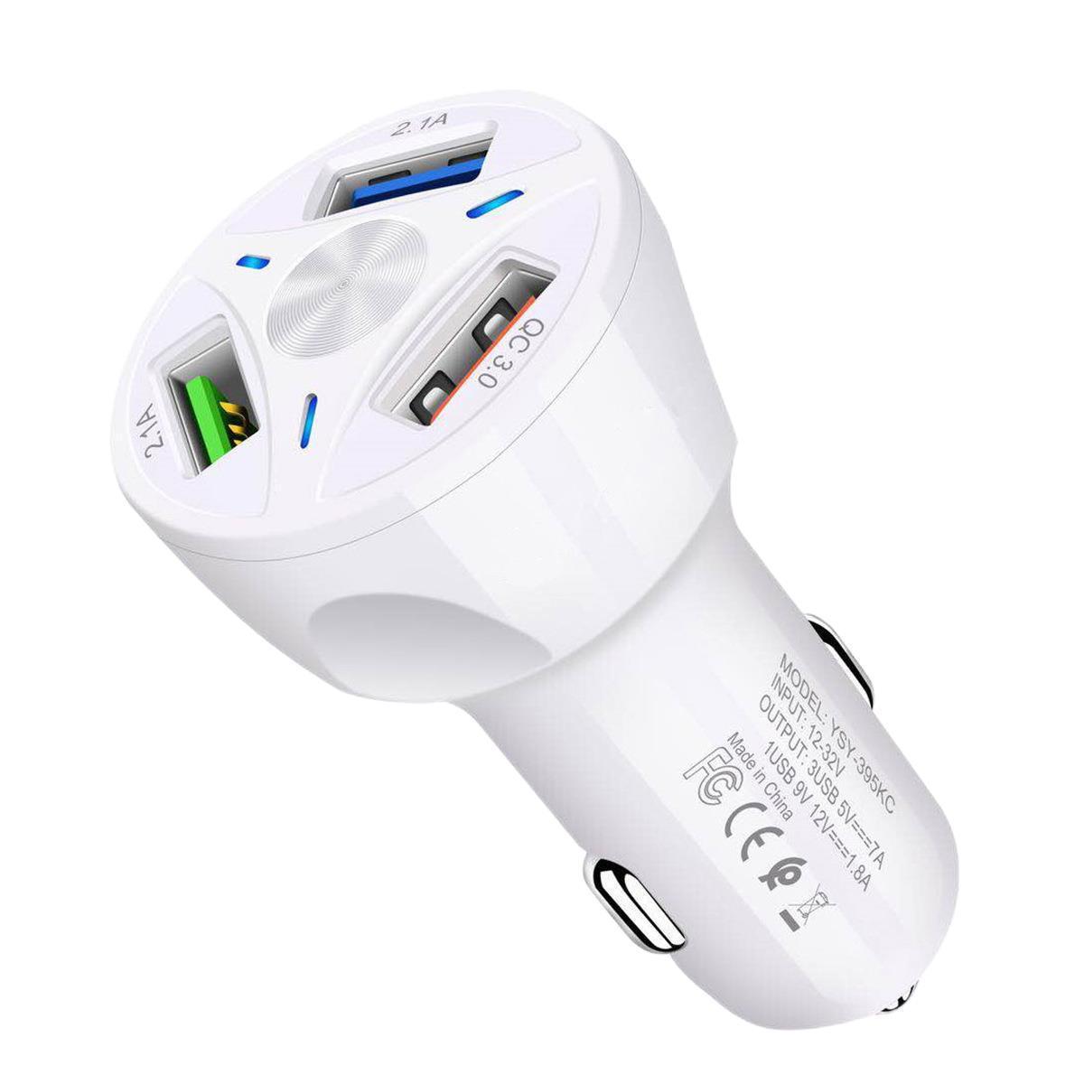 Fast Charge Car Charger One For Four Car Mobile Phone Charger Car Charger - Image 6