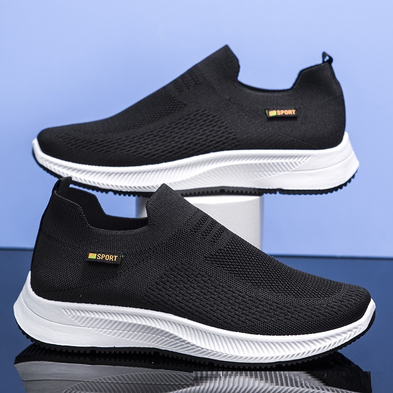 Spring Sports Leisure Cloth Shoes Flying Woven Thin Mesh Shoes - Image 10
