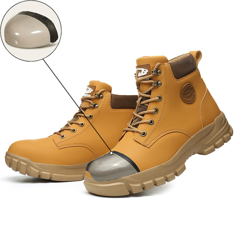Labor Protection Plush And Warm Steel Toe Shoes - Image 4