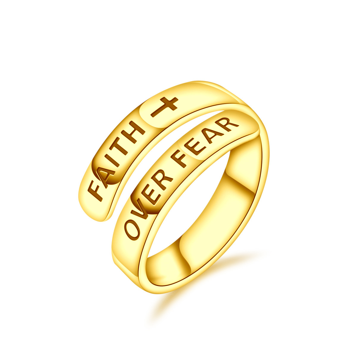 S925 Sterling Silver Adjustable INS Inspirational Retro Simple Ring - Image 6