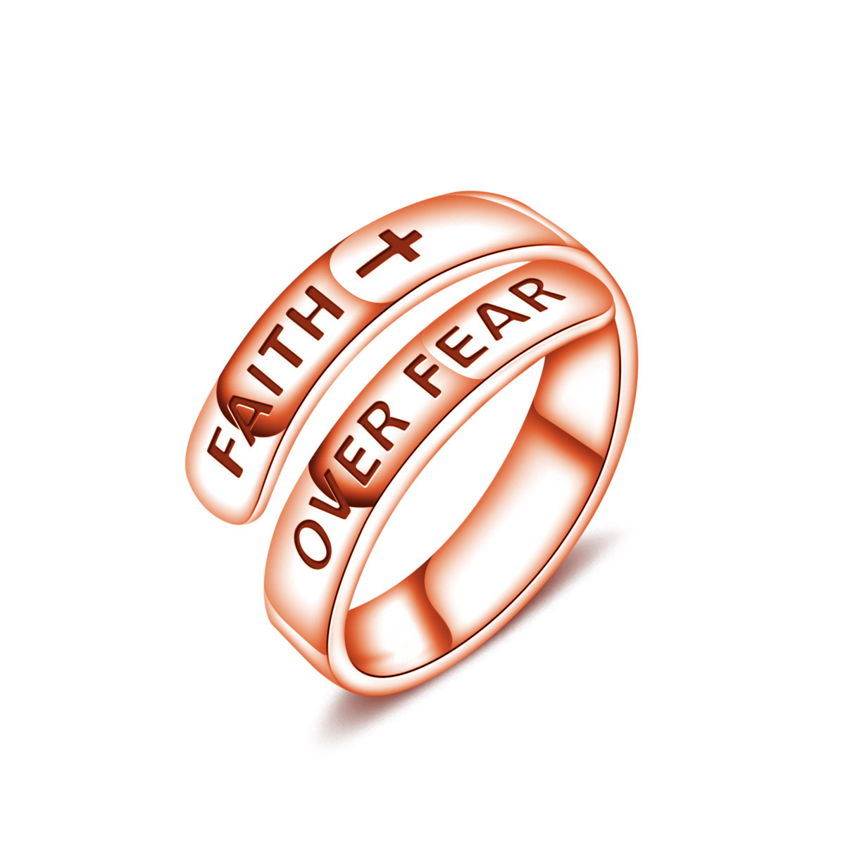 S925 Sterling Silver Adjustable INS Inspirational Retro Simple Ring - Image 7