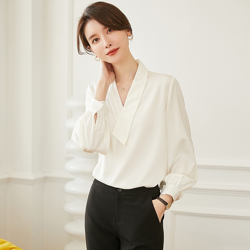 Commuter Long Sleeve Loose V-neck Design Sense Business Wear Overalls - Image 5