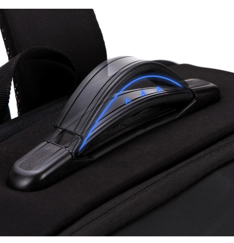 Alloy Frame Hard Shell Setting Men's Backpack - Image 8