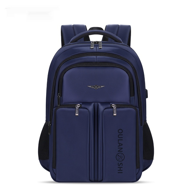 Double-layer Large Capacity Backpack Nylon Stitching - Image 4