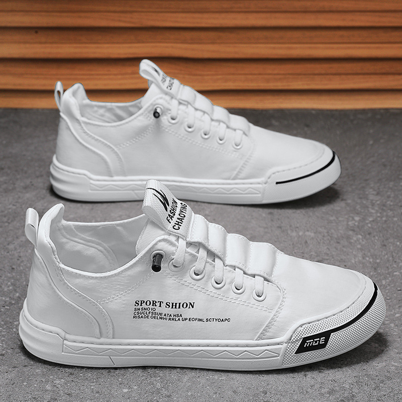 Men's Canvas Shoes Breathable Casual Skateboard Shoes - Image 3