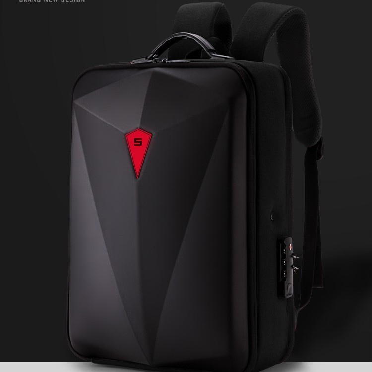 Alloy Frame Hard Shell Setting Men's Backpack - Image 2