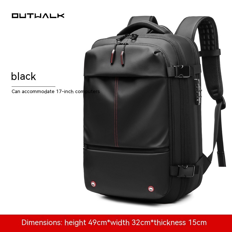 Travel Backpack Men's Business Multifunction Computer Bag Vacuum Compression Large-capacity Backpack - Image 7