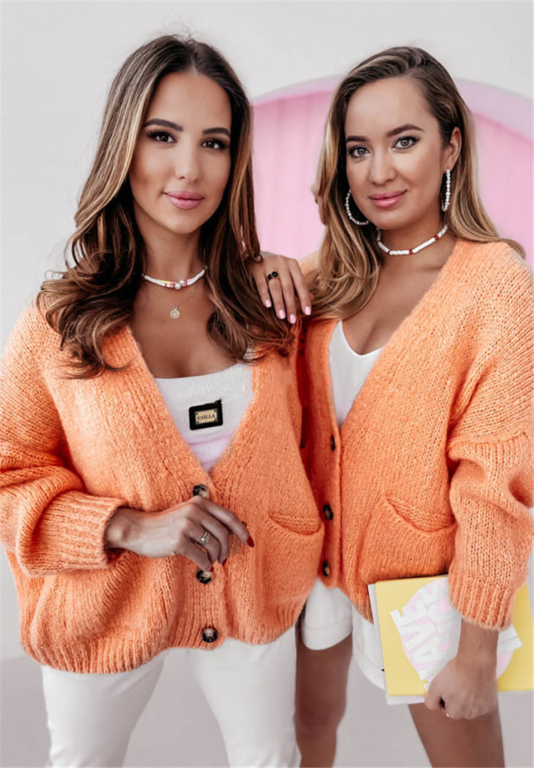 Knitted Cardigan Women Coat Temperament Commute - Image 7