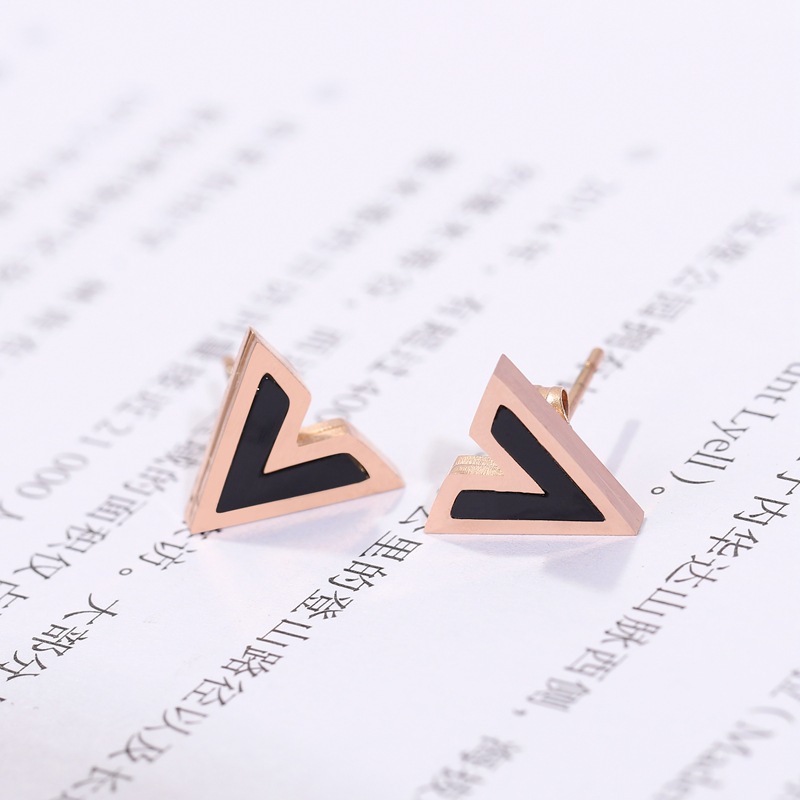 Titanium Steel Ear Studs Women's Simple Tassel - Image 8