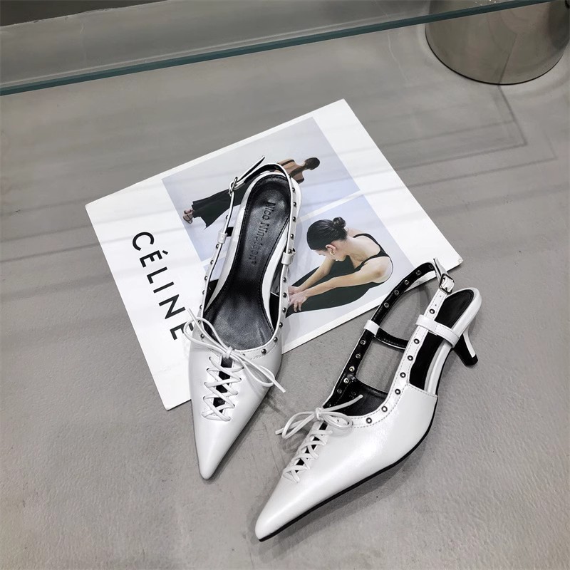 Women's Temperament Bandage Bow Toe Sandals - Image 5