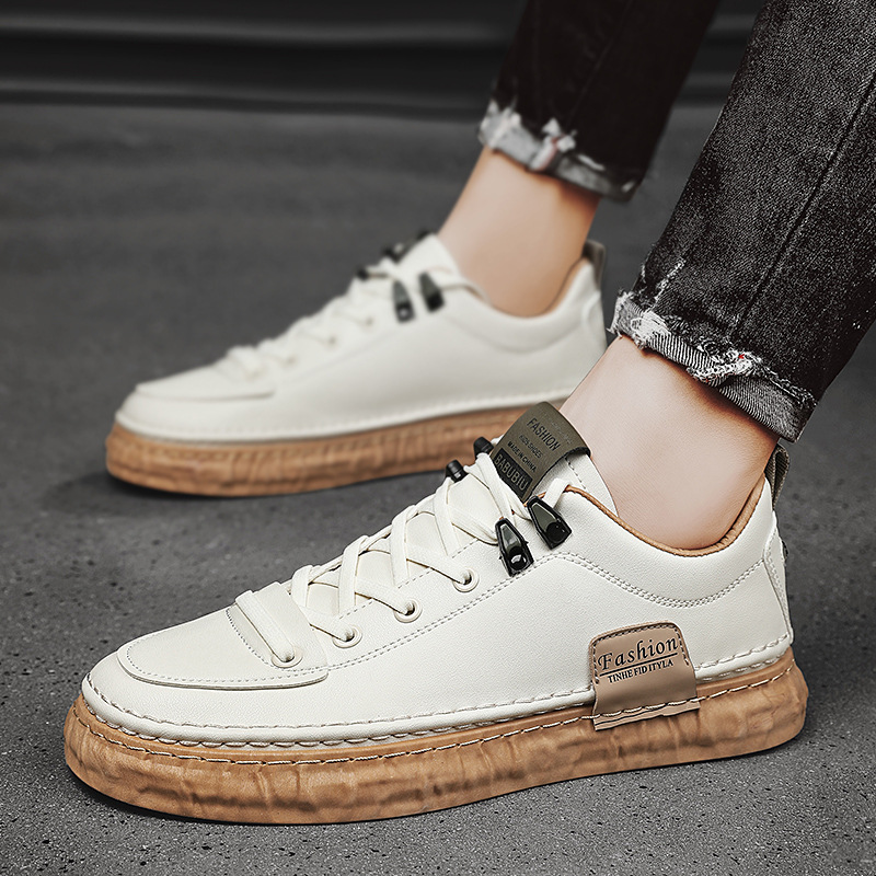 Sports White Shoes Breathable Men - Image 3