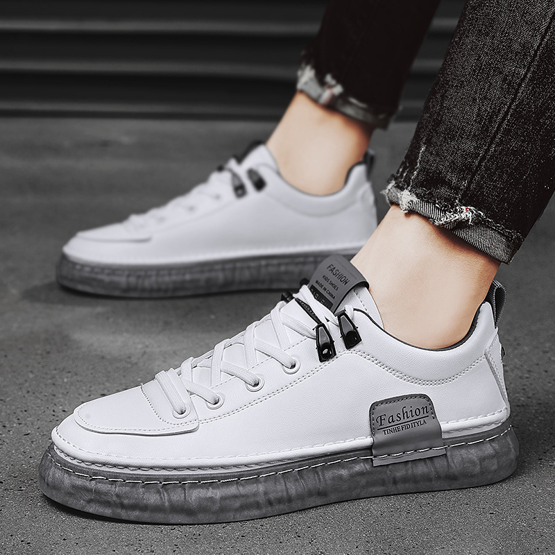 Sports White Shoes Breathable Men - Image 2