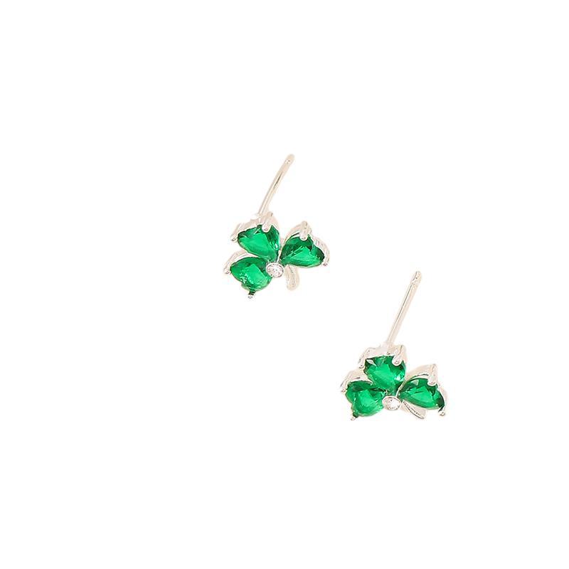 All-matching Women's Crystal Stylish Flower Earrings - Image 5