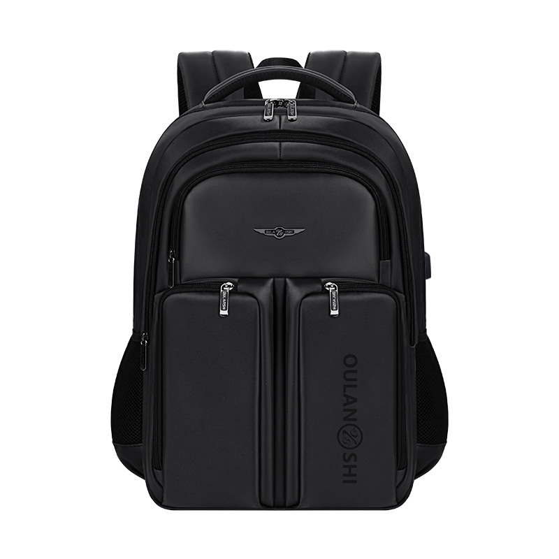 Double-layer Large Capacity Backpack Nylon Stitching - Image 2