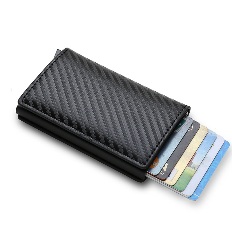 Men's Multiple Card Slots Wallet Carbon Fiber - Image 3