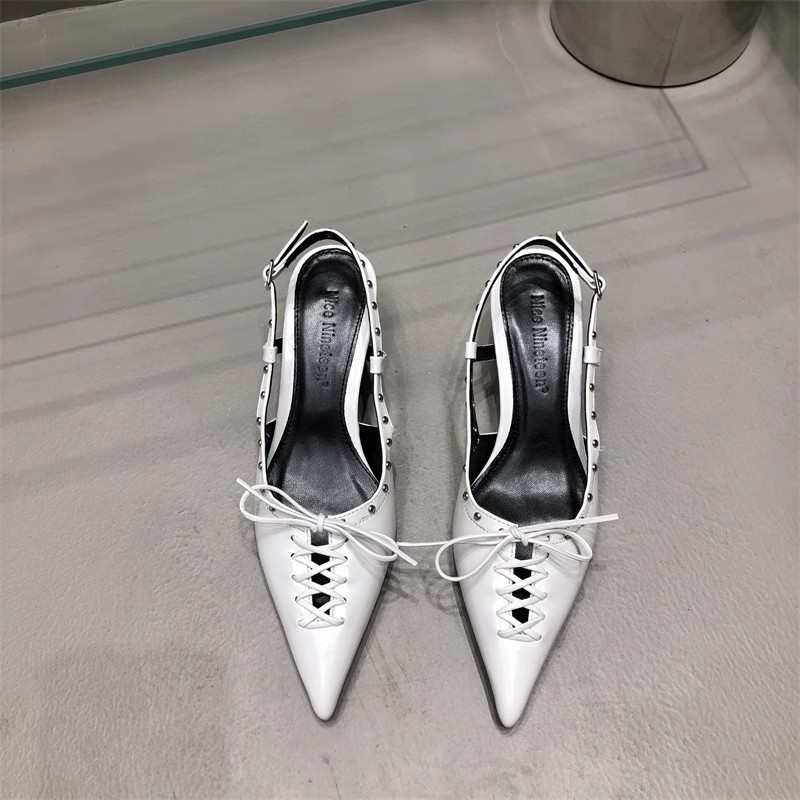 Women's Temperament Bandage Bow Toe Sandals - Image 7