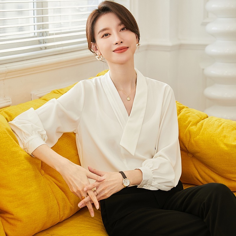 Commuter Long Sleeve Loose V-neck Design Sense Business Wear Overalls - Image 2