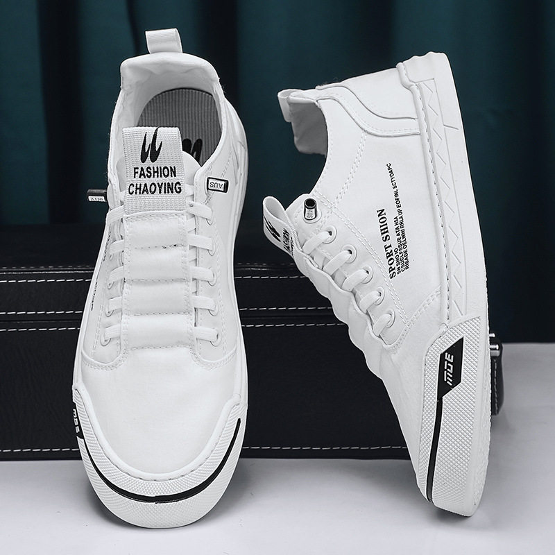 Men's Canvas Shoes Breathable Casual Skateboard Shoes - Image 5