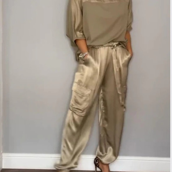 Women's Fashion Casual Trousers Suit - Image 3