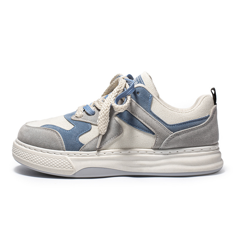 Spring Men's Casual Fashion Platform Canvas Shoes - Image 6