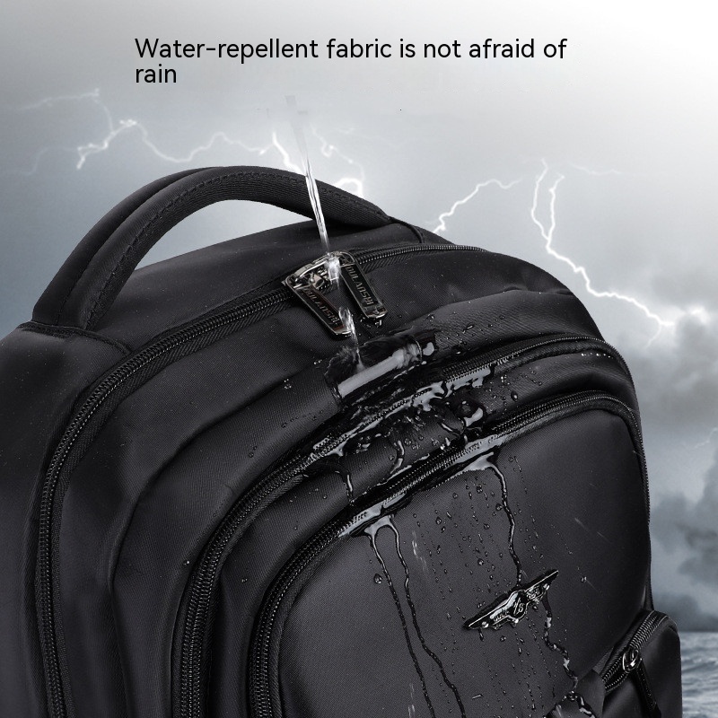 Double-layer Large Capacity Backpack Nylon Stitching - Image 5