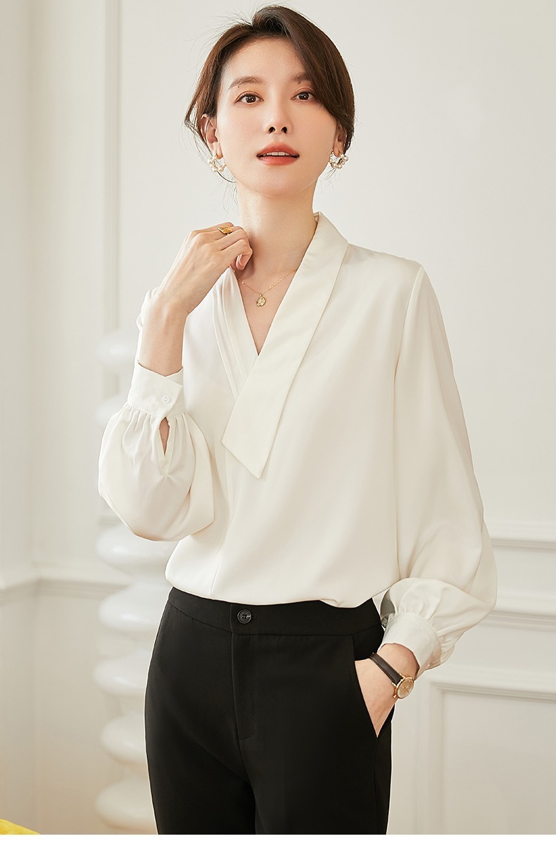 Commuter Long Sleeve Loose V-neck Design Sense Business Wear Overalls - Image 7