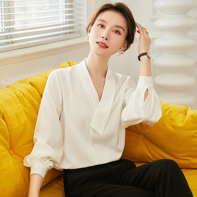 Commuter Long Sleeve Loose V-neck Design Sense Business Wear Overalls - Image 6