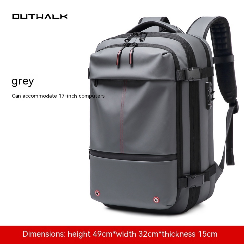 Travel Backpack Men's Business Multifunction Computer Bag Vacuum Compression Large-capacity Backpack - Image 6