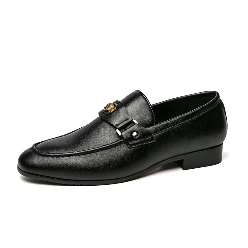 European And American Men's Metal-buckle Slip-on Shoes - Image 6