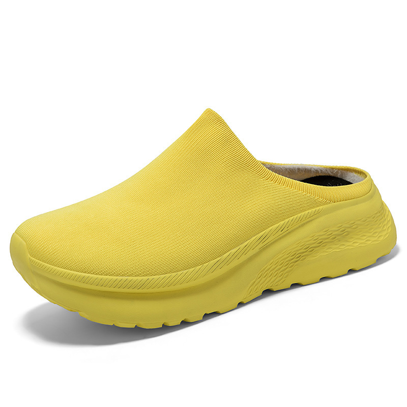 Large Double-layer Flyknit Breathable Casual Shoes With Thickened Non-slip Sole - Image 5