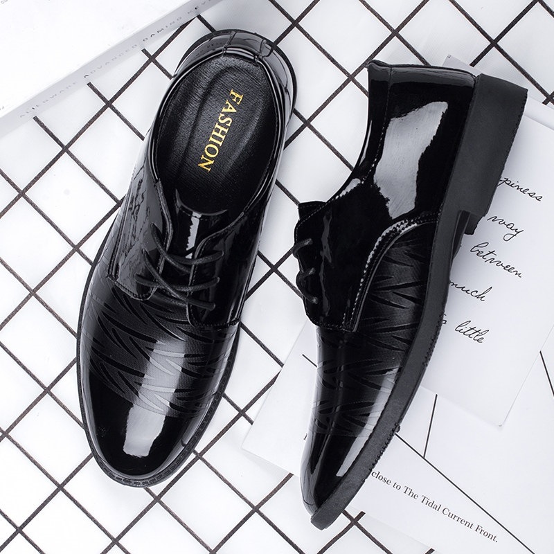 Summer Casual Business Formal Soft-Soled Suit Leather Shoes For Men