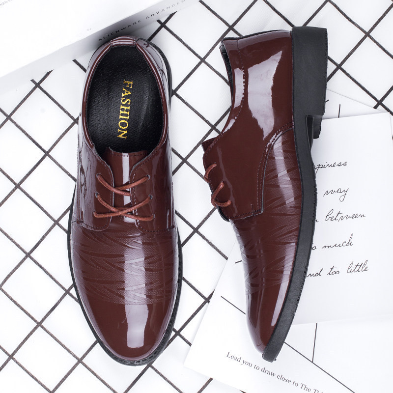 Summer Casual Business Formal Soft-Soled Suit Leather Shoes For Men - Image 2